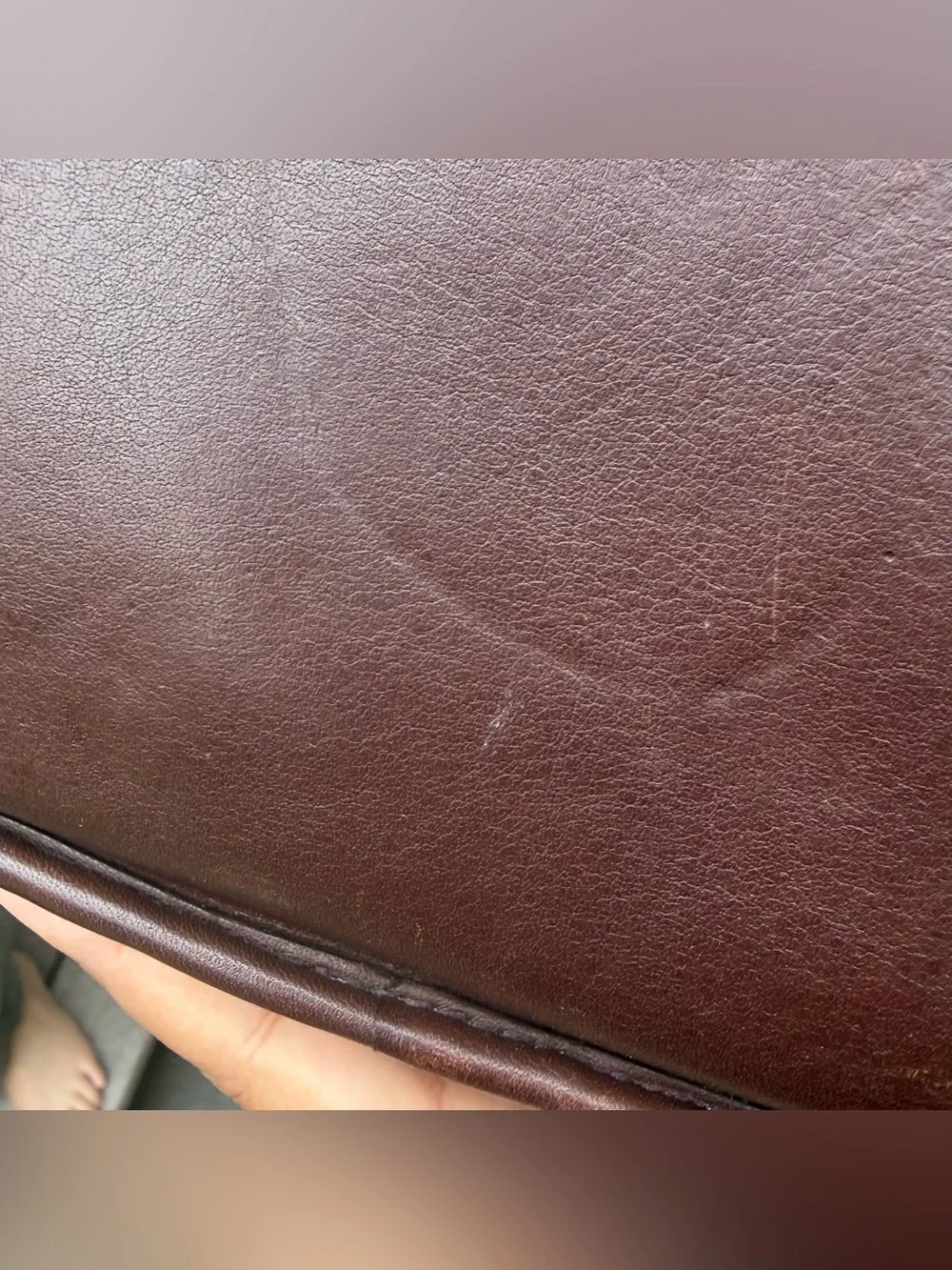 COACH Legacy Compartment Tote #9163 Mahogany Leather Vintage Y2K Shoulder Bag